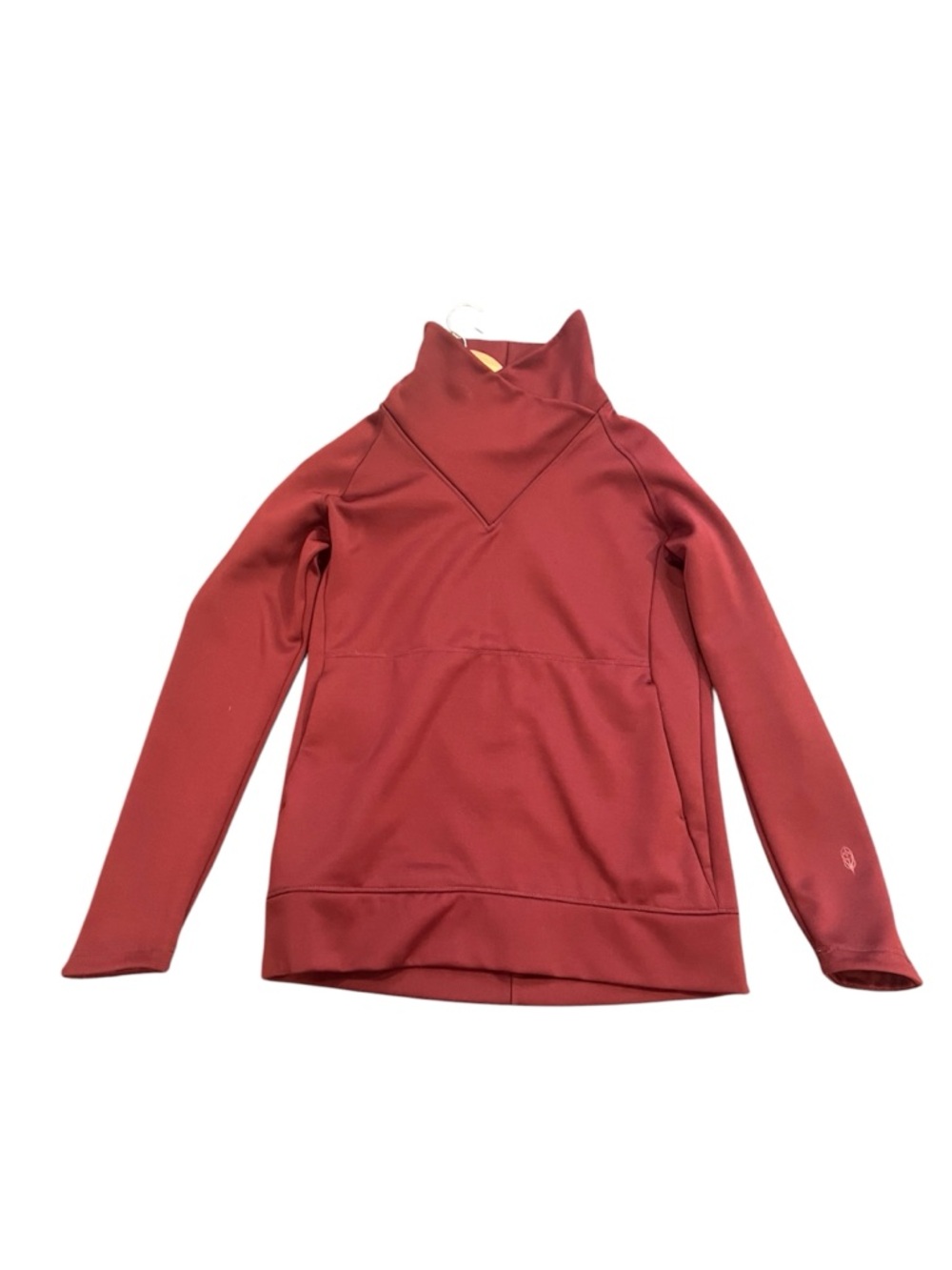INDYGENA Bunda II Cowl Neck Fleece Pullover Maroon Women's Medium Athleisure